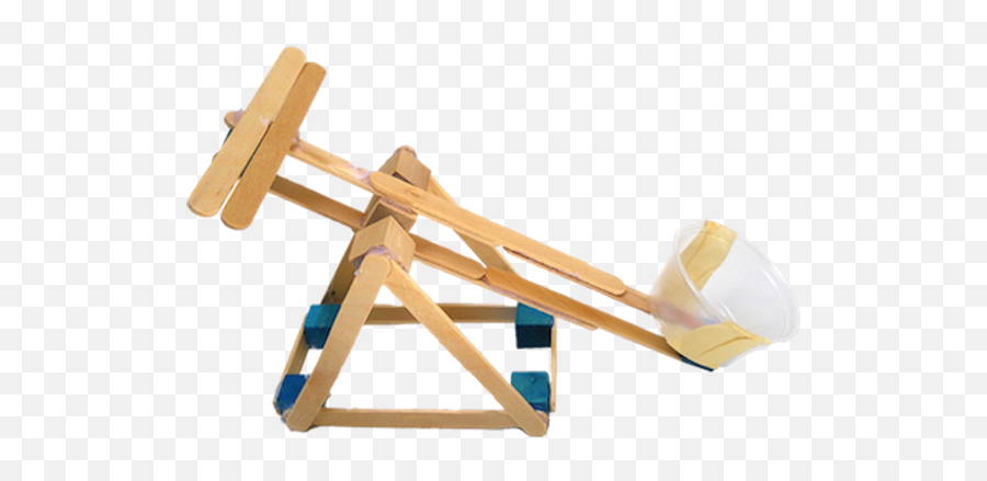 Push - Powered Catapult Project For Kids Emoji,Catapult Png