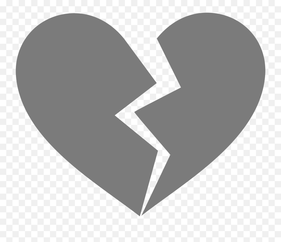 Download Image Free Cilpart Fresh Ideas - Broken Heart Grey And White Emoji,Broken Heart Clipart