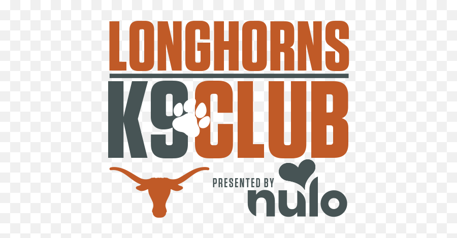 Longhorns K9 Club Presented - Texas Longhorns Text Emoji,Longhorn Logo