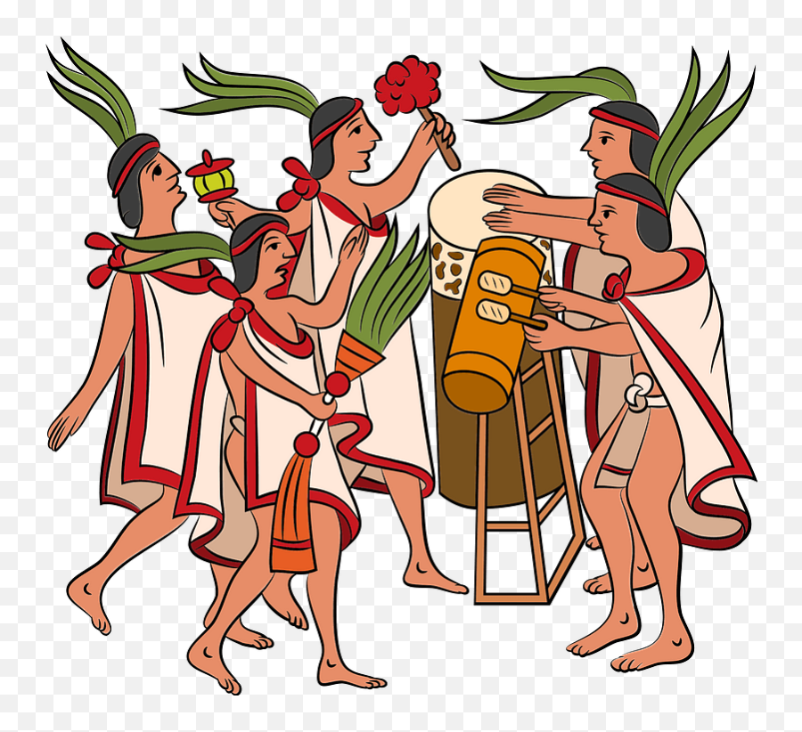 Aztec One Flower Ceremony Clipart Free Download Transparent Emoji,Aztec Png