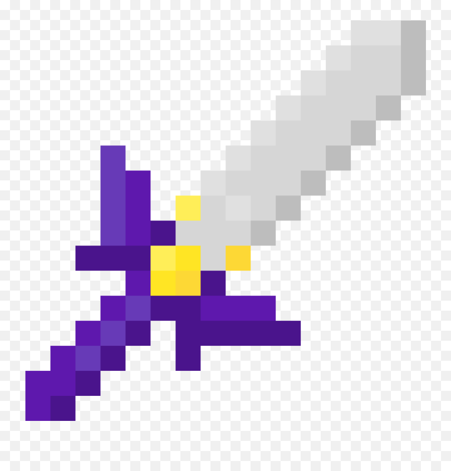 Pixilart - Master Sword Minecraft By Nanner Emoji,Master Sword Transparent