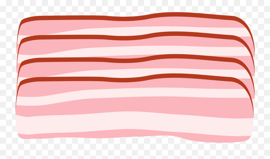 Bacon Pork Clipart - Horizontal Emoji,Bacon Clipart