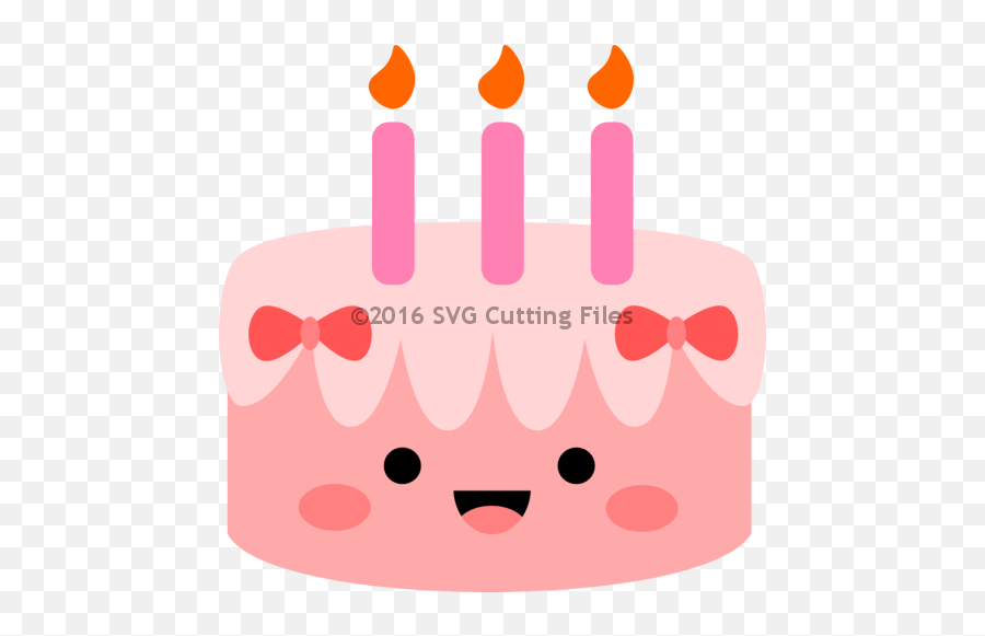 Download Hd Birthday Clipart Kawaii - Kawaii Birthday Cake Emoji,Birthday Cake Clipart Png