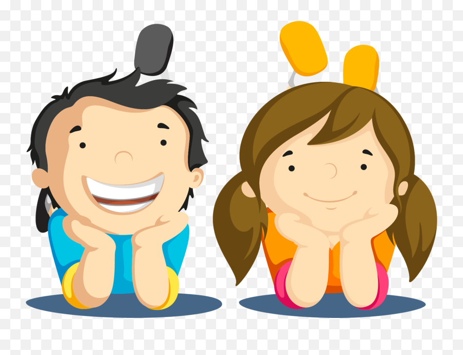 Brother And Sister Cartoon Clipart - Kids Introducing Oneself Clipart Emoji,Sister Clipart