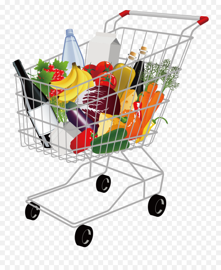 Shopping Cart Png Png All - Shopping Cart Grocery Icon Png Emoji,Shopping Cart Png