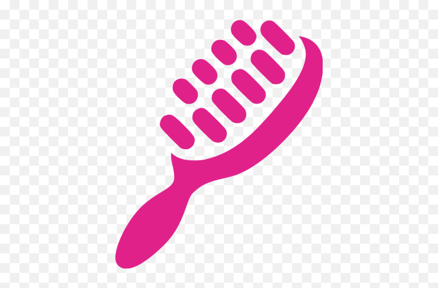 Barbie Pink Hair Brush Icon - Free Barbie Pink Brush Icons Hair Brush Icon Pink Emoji,Barbie Clipart Images