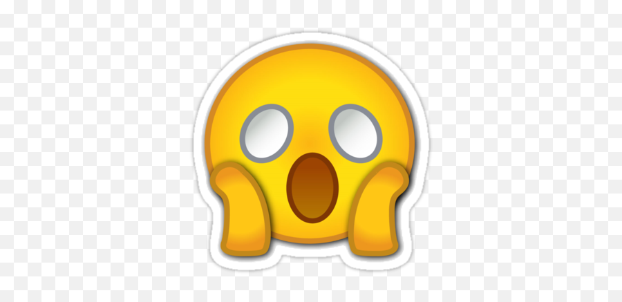 Shocked Face Emoji - Imágenes De Emoji Conmocionado,Shocked Emoji Png