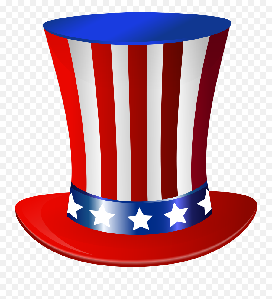 Uncle Sam Hat Png Clip Art Image Fourth Of July Crafts For - American Hat Vector Png Emoji,4th Of July Clipart