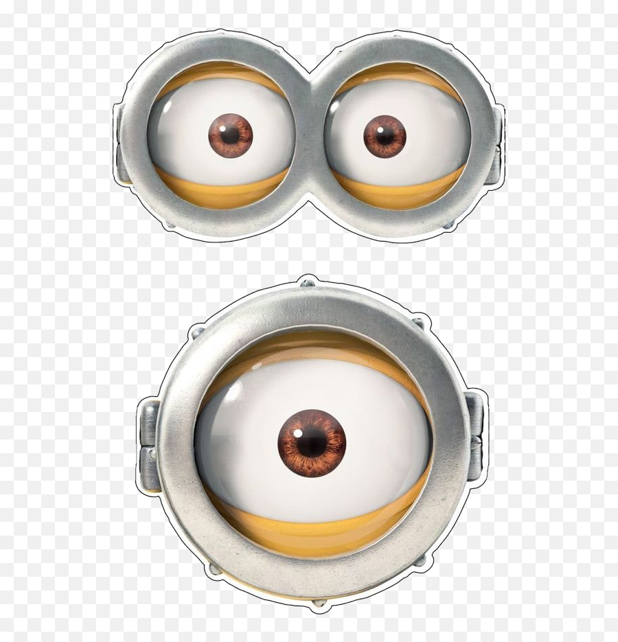 Minion Eyes Png Clipart Png Mart - Printable Minion Eyes Emoji,Minion Clipart