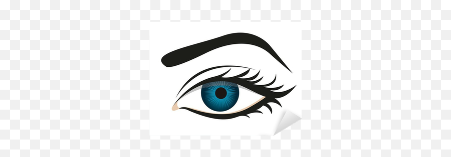 Detailed Eye Lashes And Eyebrow Sticker U2022 Pixers - We Live To Change Eyebrow Emoji,Eyebrow Png