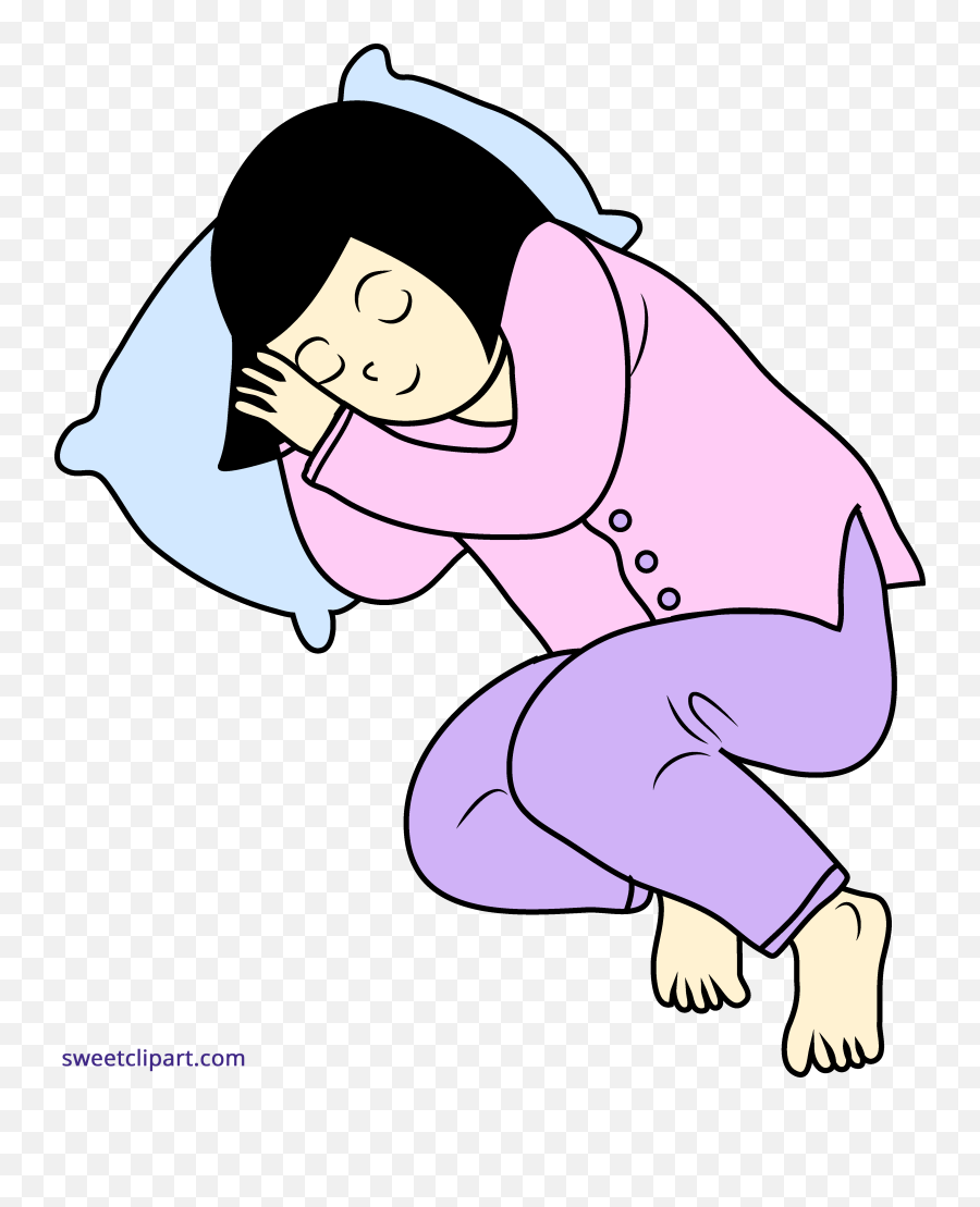Best Sleep Clipart - Girl Sleeping Clipart Emoji,Sleep Clipart
