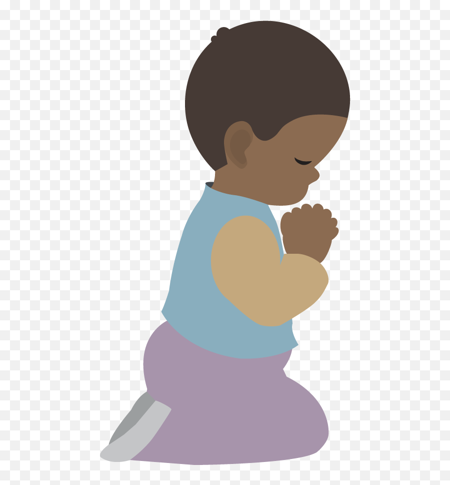 Praying Hands Prayer Child Clip Art - Child Praying Png Emoji,Prayer Hands Clipart