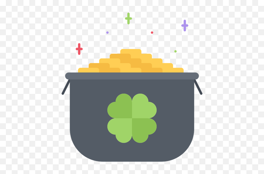 Gold Pot Icon Of Flat Style - Available In Svg Png Eps Ai Food Storage Containers Emoji,Pot Of Gold Png