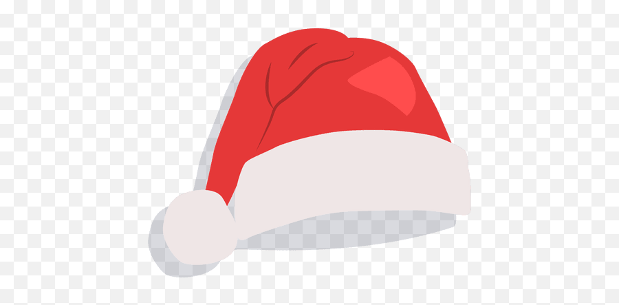 Red Santa Claus Hat Drop Shadow Icon 21 - Transparent Png Santa Claus Hat Icon Png Emoji,Shadow Png