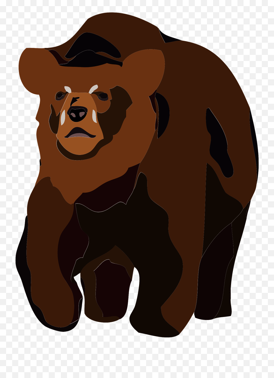 Brown Bear Animal Clipart - Animal Figure Emoji,Brown Bear Clipart