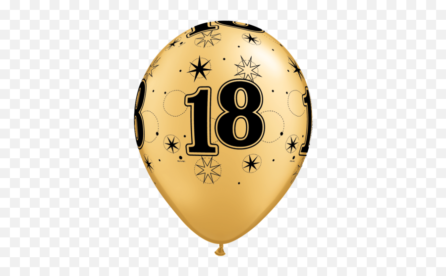 And Gold Balloons Transparent Png Image Emoji,Gold Balloon Png
