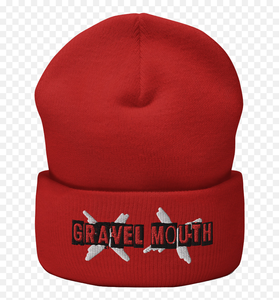 Keagan Grimm Gravel Mouth Logo Beanie Underground Hustlinu0027 Emoji,Mouth Logo