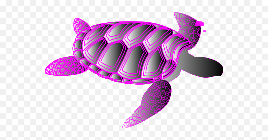 Download Sea Turtle Clipart Pink - Purple Turtle Clipart Png Purple Turtle Clipart Transparent Background Emoji,Turtle Clipart