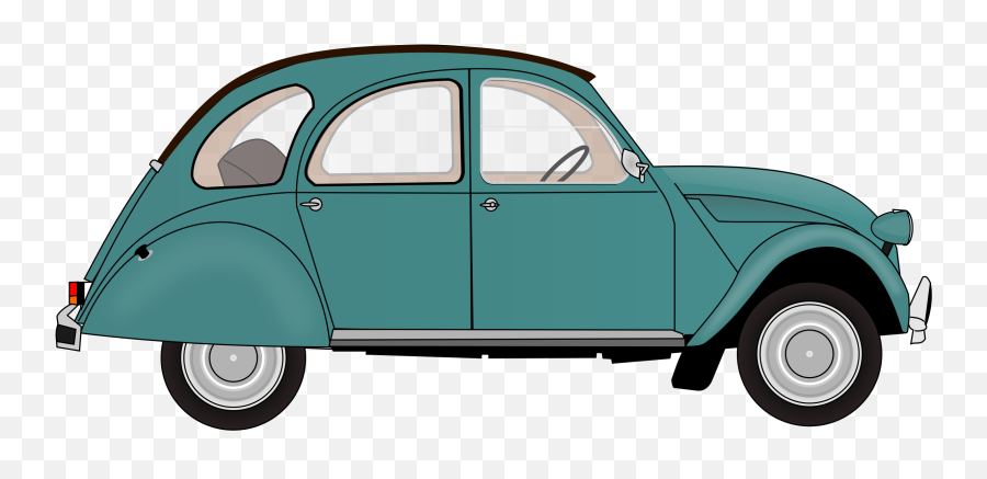 Bug Car Clipart - Citroen 2cv Png Emoji,Clipart Car