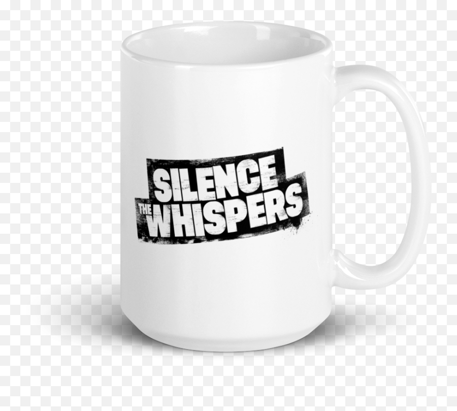 Silence The Whispers - Black Logo Mug Emoji,Friends Show Logo