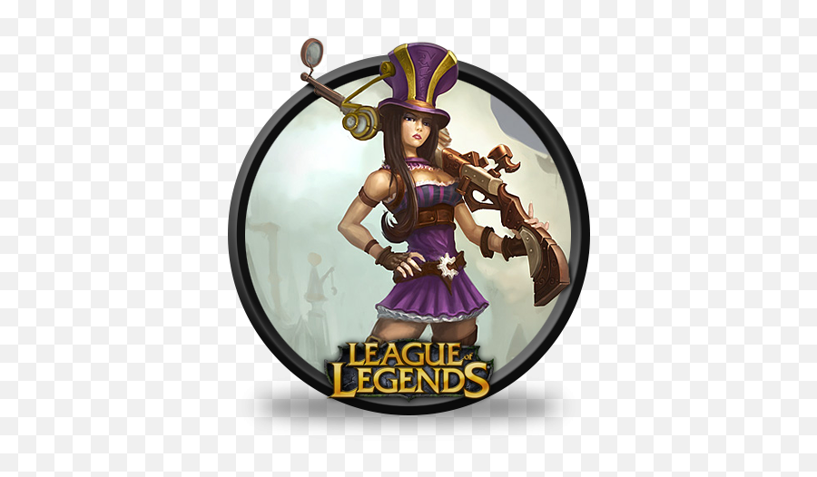 League Of Legends Caitlyn Icon Png Clipart Image Iconbugcom Emoji,Folktales Clipart