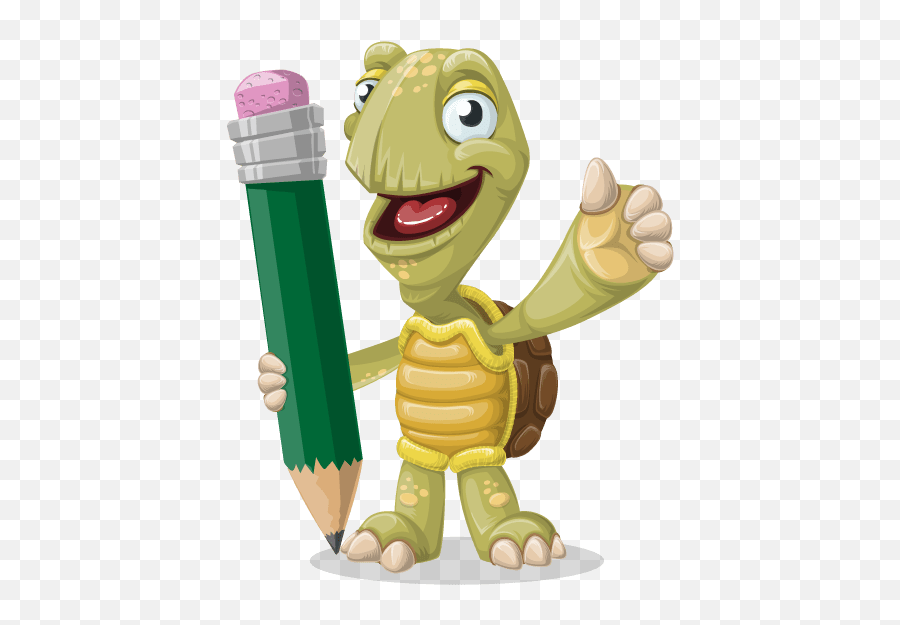 Turtle Cartoon - Turtle Png Download Original Size Png Cartoon Animal With Pencil Png Emoji,Turtle Png
