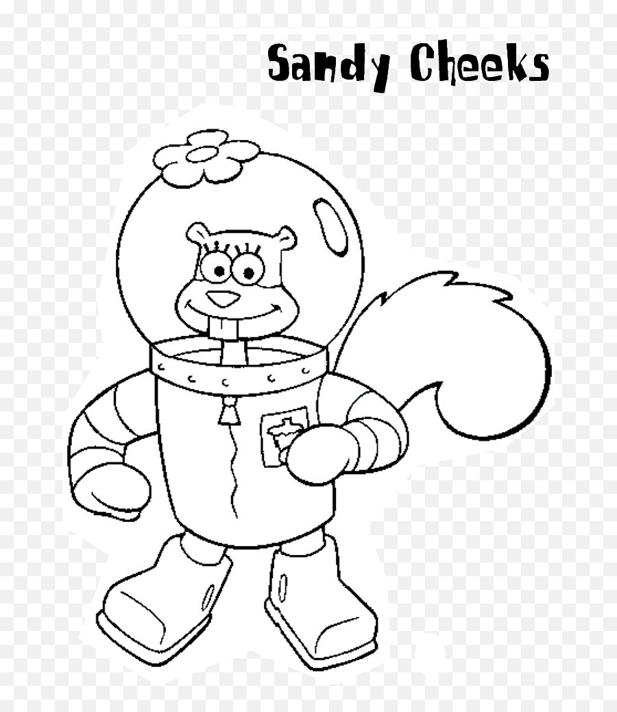 Sandy Cheeks And Spongebob Clipart Clipart Station - Cute Spongebob Drawings Sande Emoji,Spongebob Clipart