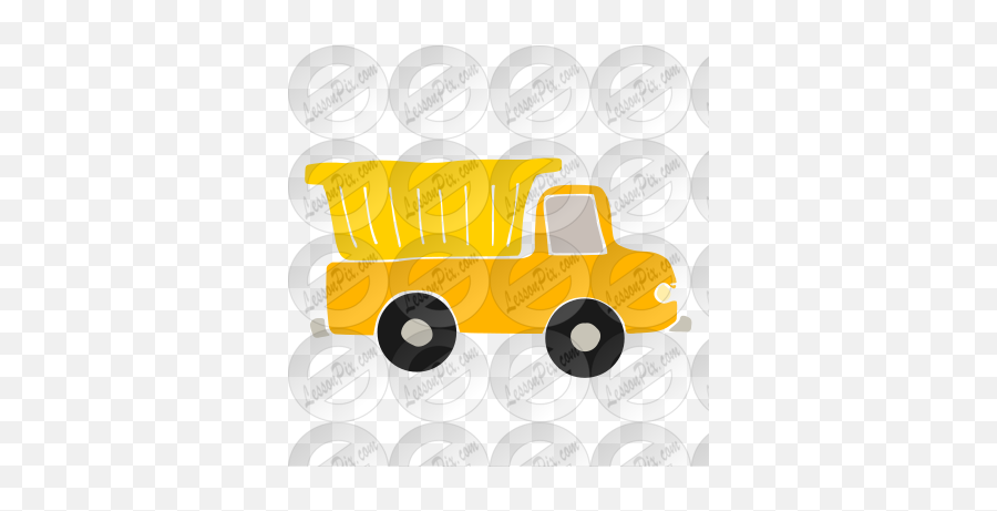Dump Truck Stencil For Classroom - Truck Emoji,Dump Truck Clipart