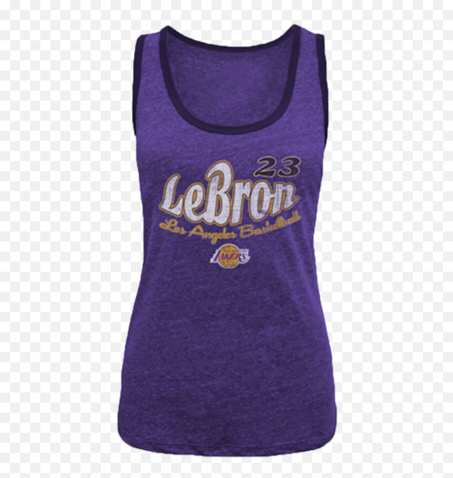 Los Angeles Lakers Lebron James Womenu0027s Basketball Tank - Sleeveless Emoji,Lebron James Png