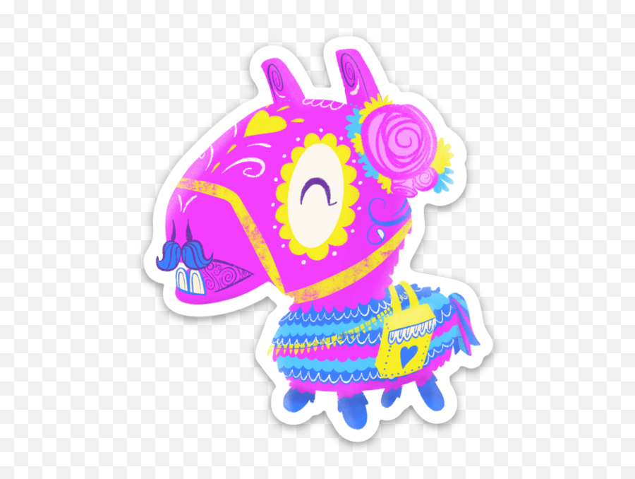 Loot Llama - Fortnite Day Of The Dead 3 Fictional Character Emoji,Llama Png