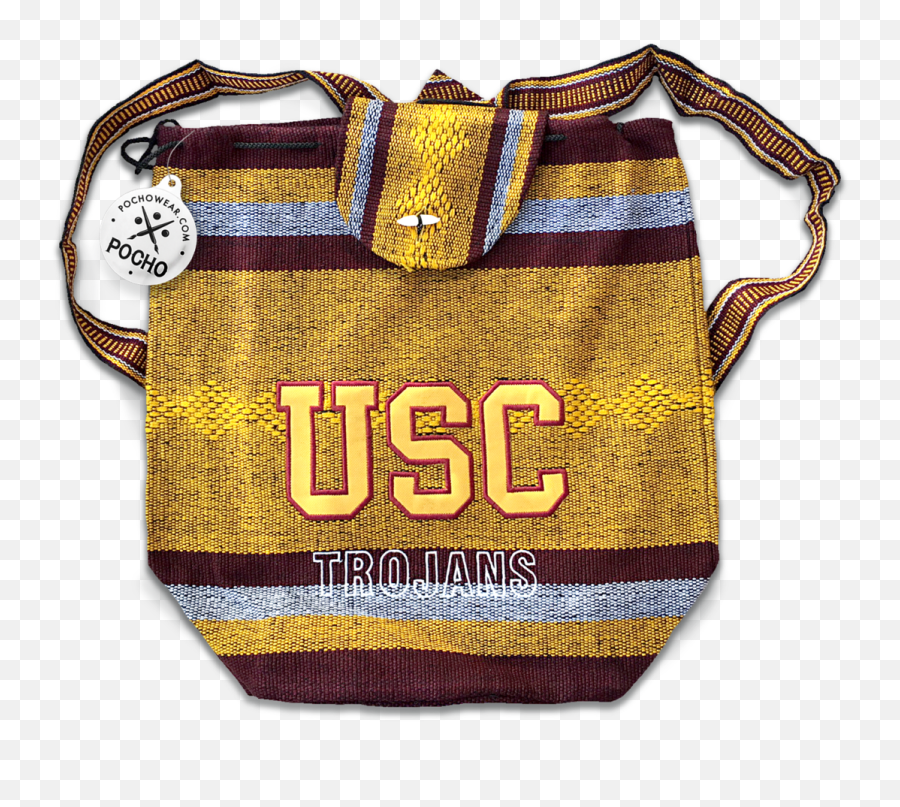 Usc Trojans Backpack - Reusable Goodie Bag Handbag Style Emoji,Usc Trojans Logo