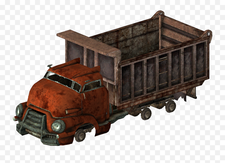 Dump Truck Fallout New Vegas Fallout Wiki Fandom - Camion De Pompier Fallout Emoji,Semi Truck Png