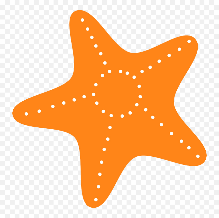 Starfish Clipart Transparent 3 - Dot Emoji,Starfish Clipart