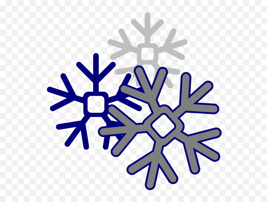Snow Day - Blue Snowflake Transparent Background Full Size Transparent Cartoon Snow Flake Emoji,Snow Background Png