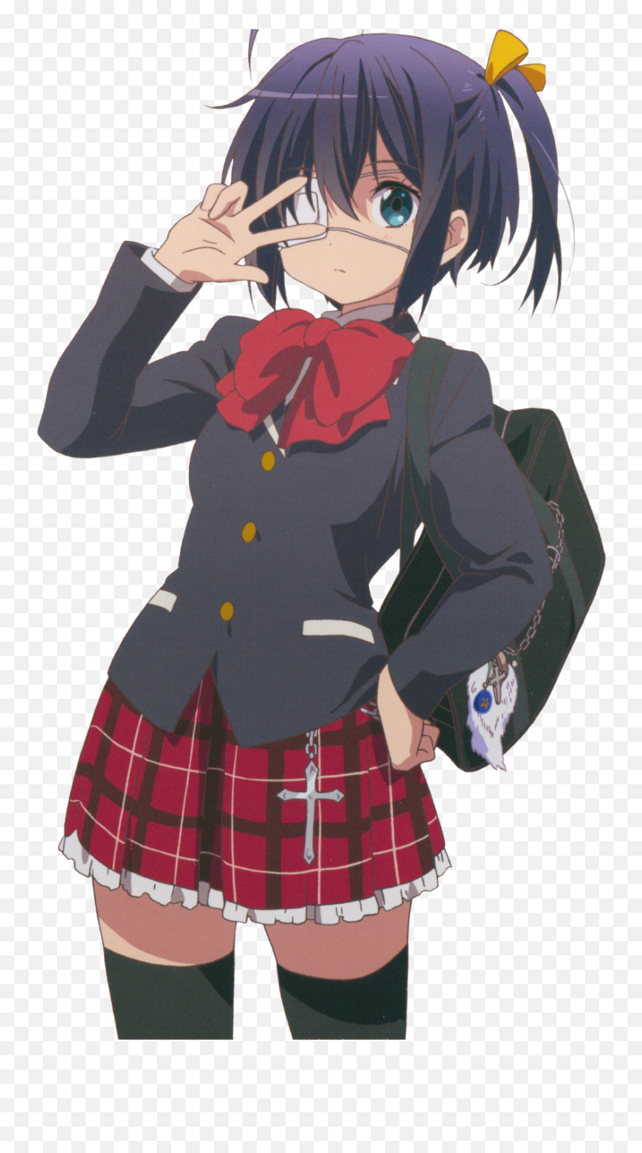 Anime Girl Png - Rikka Takanashi Render Emoji,Anime Girl Png