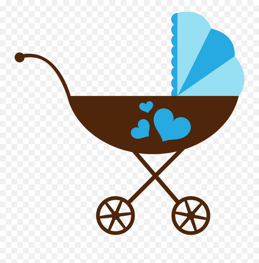 Baby Strollers Of The Baby On The Go Clip Art - Oh My Baby Baby Shower Boy Emoji,Baby Shark Clipart