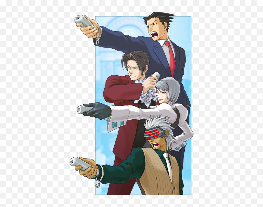 On Wii Shop And Dsiware Today Phoenix Wright Ace Attorney Emoji,Phoenix Wright Png