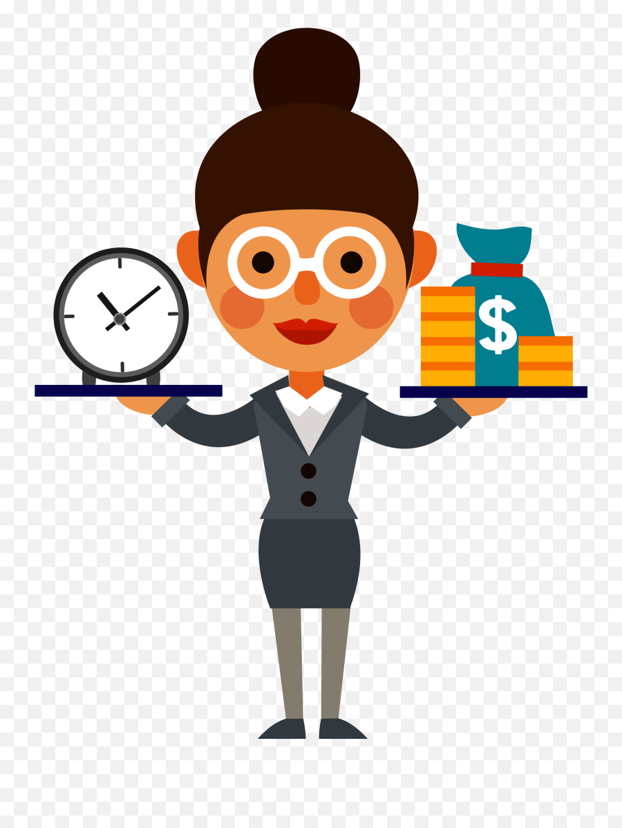 Business Adobe Illustrator Clip Art - Time And Money Png Emoji,Illustrator Clipart