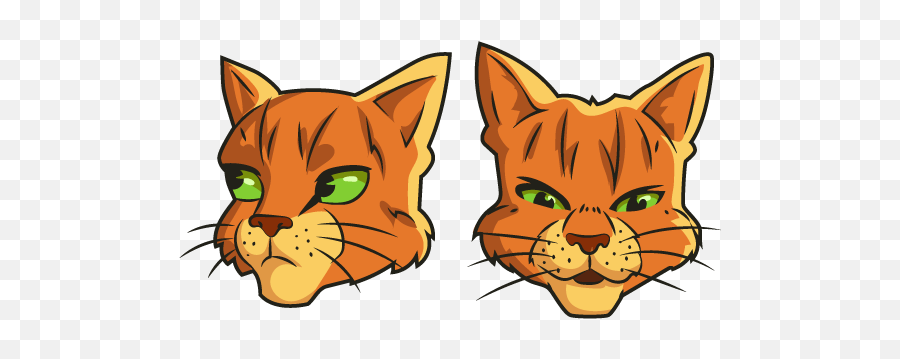 Warrior Cats Firestar Cursor - Warrior Cats Firestar Head Emoji,Warrior Cats Logo