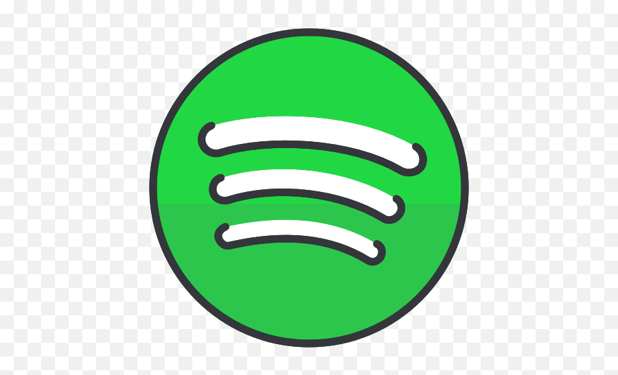 Spotify Free Icon Of Social Icons - Spotify Icono Png Emoji,Spotify Logo