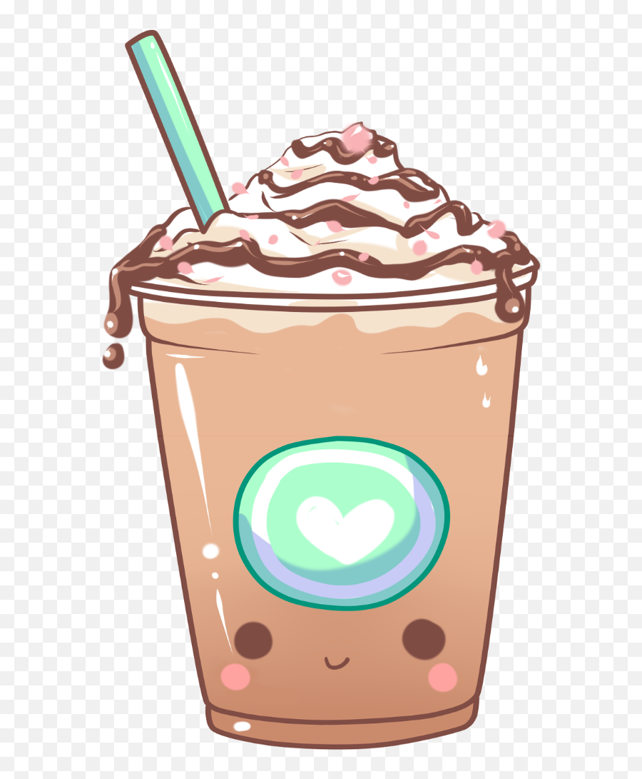 Coffee Clipart Iced Coffee - Iced Coffee Kawaii Png Emoji,Iced Coffee Png