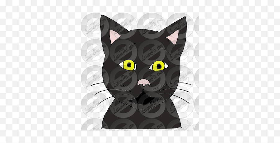 Pete The Cat Picture For Classroom Therapy Use - Great Emoji,Cat Whiskers Clipart