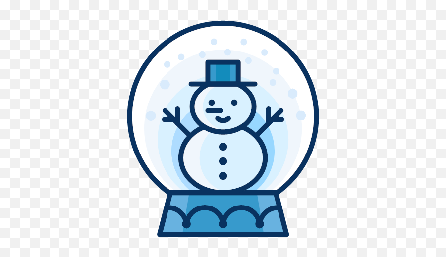 Decoration Man Snow Snowglobe Snowman Icon - Filled Line Emoji,Snowglobe Png