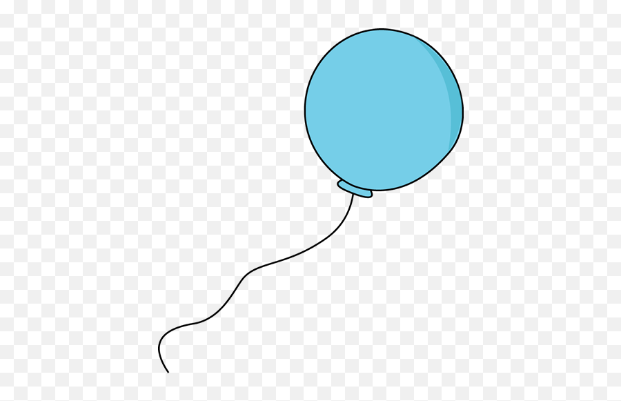 Single Balloons Png - Clipart Best Clipart Blue Balloon Emoji,Birthday Balloons Clipart