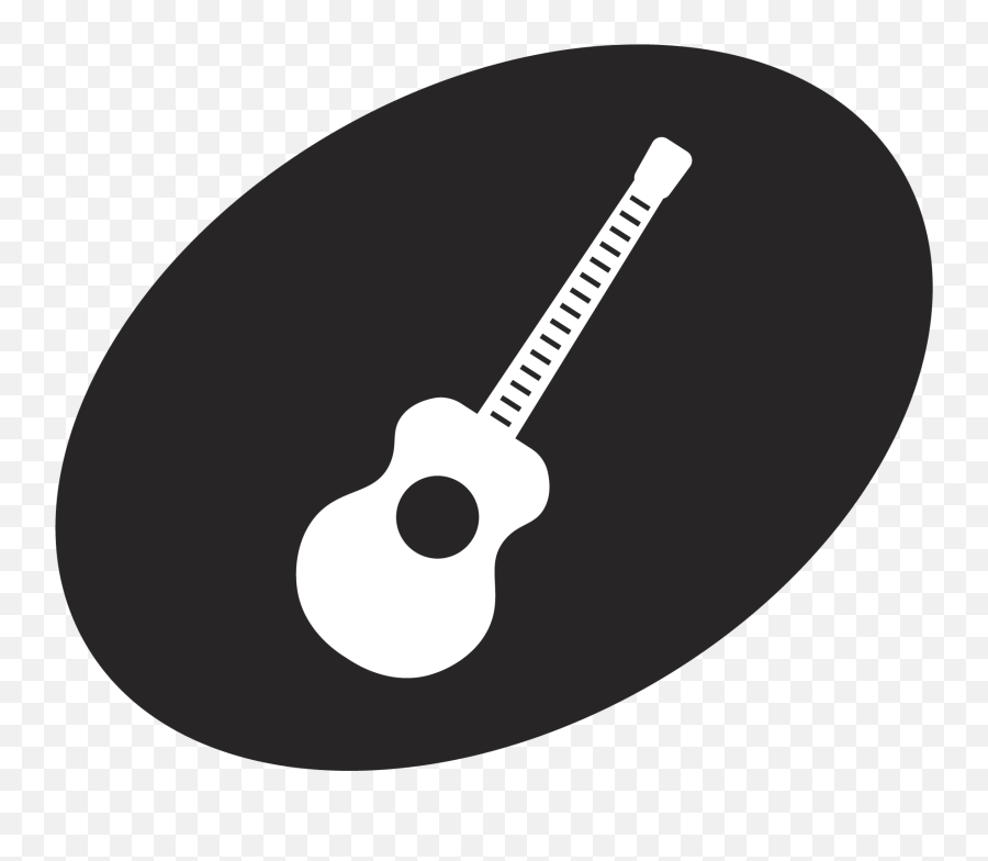 University Of Youth Music Players Emoji,Acoustic Guitar Clipart Black And White