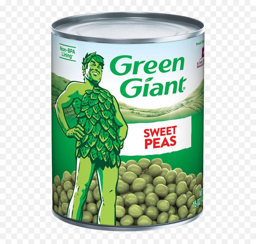 Green Giant Young Tender Sweet Peas 15 Oz Can Emoji,Peas Png