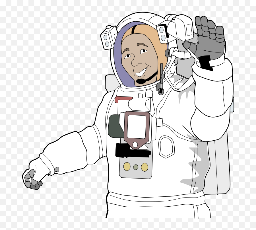 Openclipart - Clipping Culture Emoji,Floating Astronaut Clipart