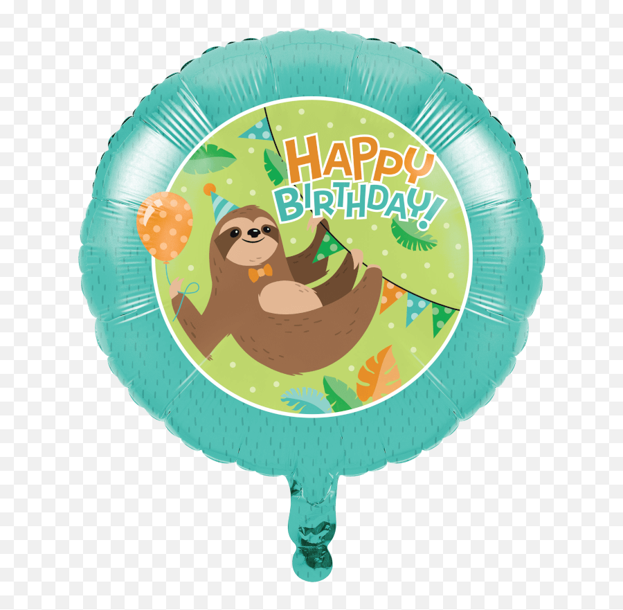 18 Inch Sloth Party Emoji,Transparent Sloth