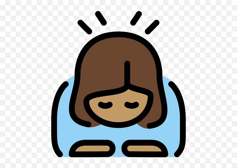 Woman Bowing Emoji Clipart Free Download Transparent Png,Facebook Emojis Png