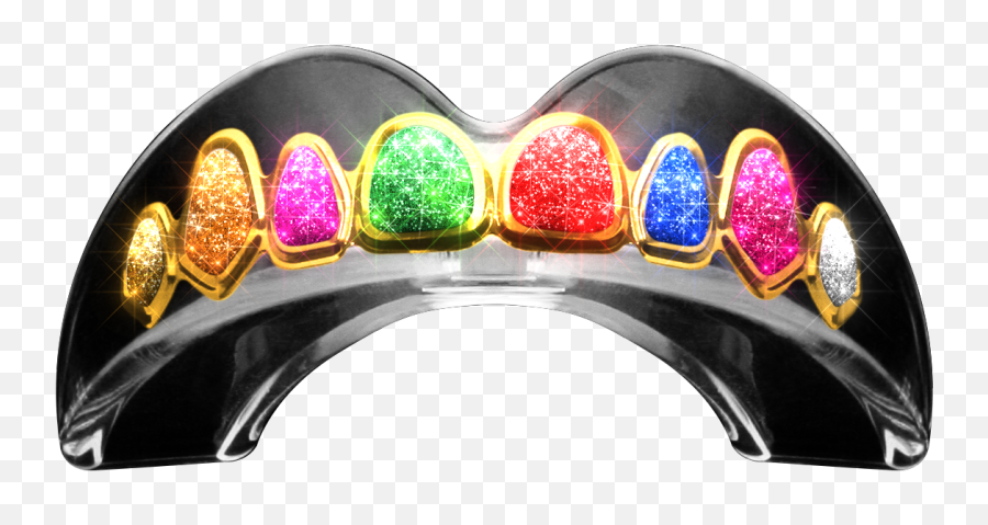 Thanos Gold - Mighty Mouthguards Emoji,Thanos Face Png